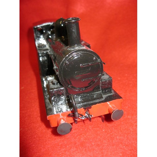 157 - O gauge possible Bonds Leeds  LNWR LMS 0 6 2 3 rail tank loco in black livery
fully tested runs well