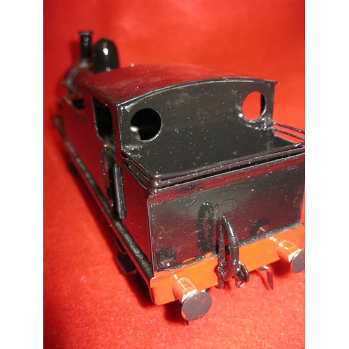 157 - O gauge possible Bonds Leeds  LNWR LMS 0 6 2 3 rail tank loco in black livery
fully tested runs well