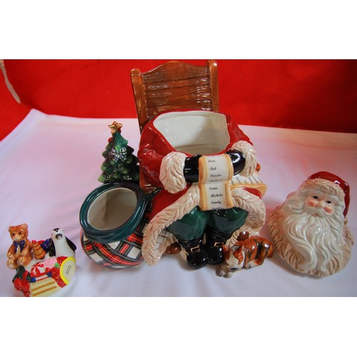 54 - A boxed Waterford Santa Rocking Chair Cookie Jar, #153762, mint condition, unused