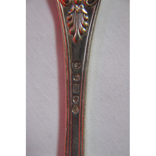 34 - A quantity of King's Pattern spoons and forks much of it by Viners, and a selection of white-handled... 