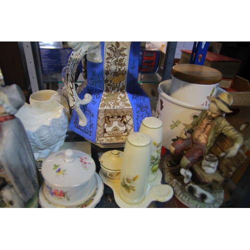 35 - A selection of china and porcelain including Brixham and Portmeirion Botanics