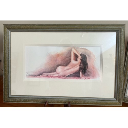 5 - Two Limited Edition female nude prints by Dorothea Buxton Hyde.
Well framed approximately 112