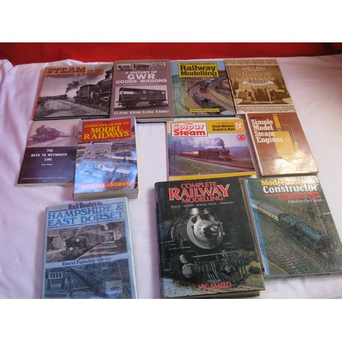 3 - A selection of books on railways and railway modelling