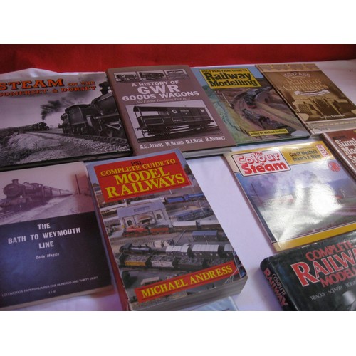 3 - A selection of books on railways and railway modelling