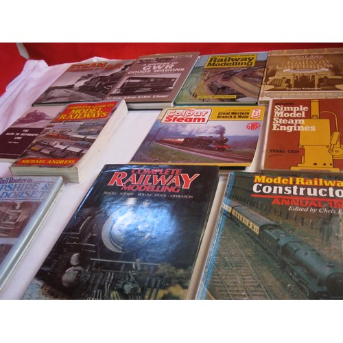 3 - A selection of books on railways and railway modelling