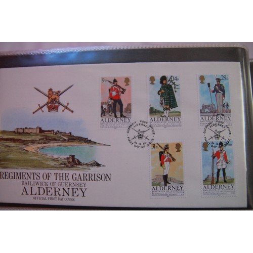 134 - A collection of 3 albums of Guernsey First Day Covers