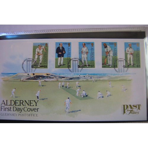 134 - A collection of 3 albums of Guernsey First Day Covers