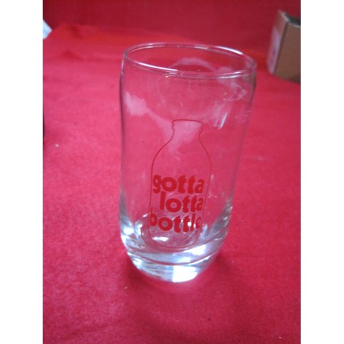 78 - x6 vintage 'Gotta Lotta Bottle' glasses