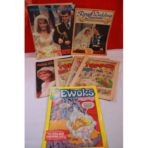 19 - An assortment of children's annuals from the 1970s plus several comics