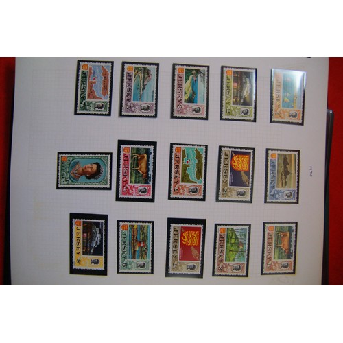 109 - A selection of stamp albums including a 1977 Silver Jubilee Album and various others including one a... 