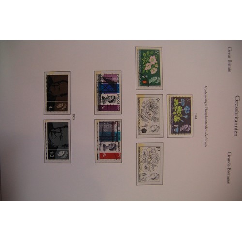 109 - A selection of stamp albums including a 1977 Silver Jubilee Album and various others including one a... 