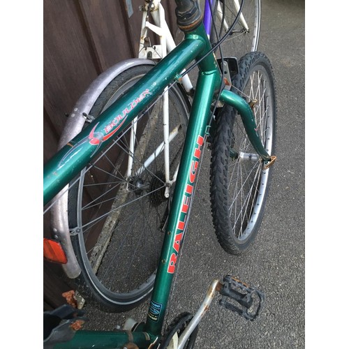 209 - x2 Raleigh Mountain bikes, in good condition and working order