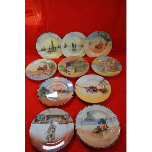 21 - Selection of Royal Doulton plates