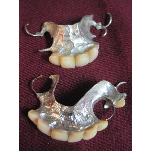 172 - A pair of antique false teeth, upper and lower plates!