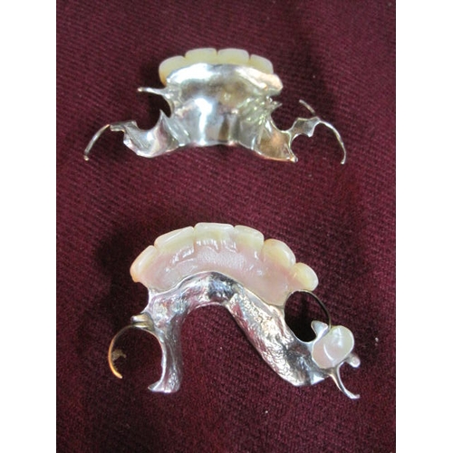 172 - A pair of antique false teeth, upper and lower plates!