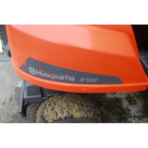 107 - A Husqvarna T13 AWD Ride-on Lawnmower, recently serviced, in full working order