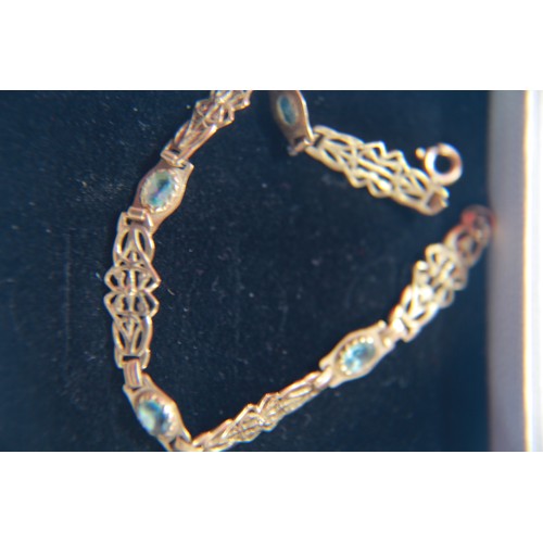 129 - A 9ct gold bracelet 6.0g