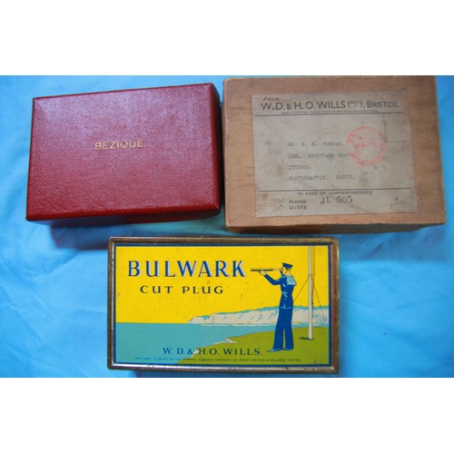 293 - x3 WD &HO Wills boxed 1933 games
Bezique/Patience & Chess