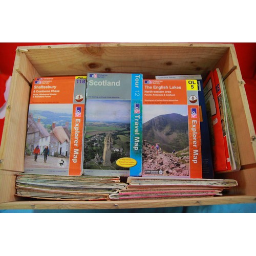 79 - Large box of Ordnance Survey maps