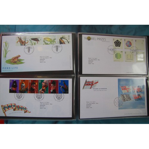 81 - x3 albums of FDC (1950's to 1990's), plus a selection of blank FDC envelopes