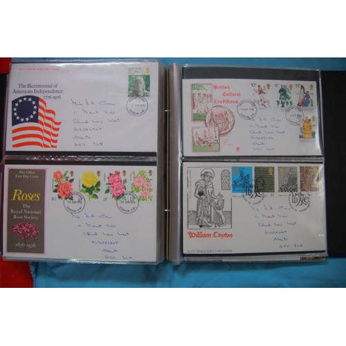 81 - x3 albums of FDC (1950's to 1990's), plus a selection of blank FDC envelopes