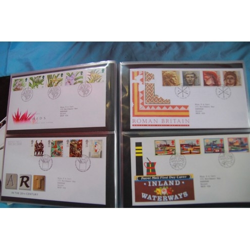 81 - x3 albums of FDC (1950's to 1990's), plus a selection of blank FDC envelopes