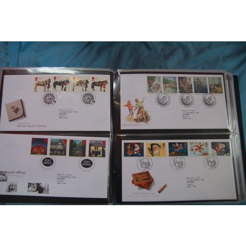 81 - x3 albums of FDC (1950's to 1990's), plus a selection of blank FDC envelopes