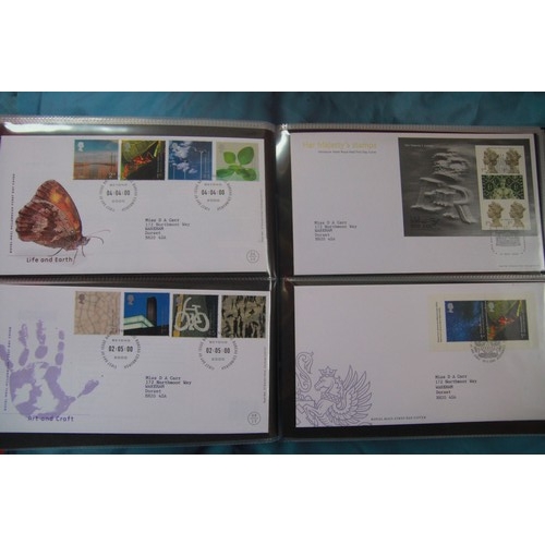 81 - x3 albums of FDC (1950's to 1990's), plus a selection of blank FDC envelopes