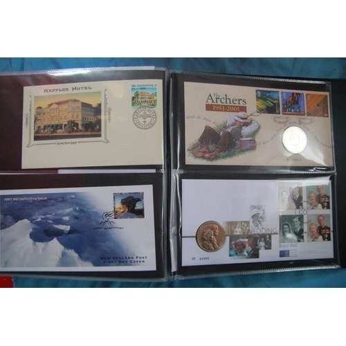 81 - x3 albums of FDC (1950's to 1990's), plus a selection of blank FDC envelopes