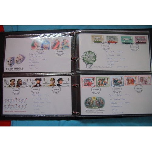 81 - x3 albums of FDC (1950's to 1990's), plus a selection of blank FDC envelopes