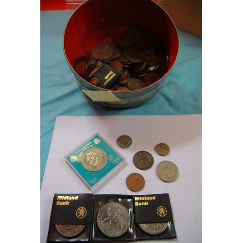 42C - Box of GB coinage including Crowns