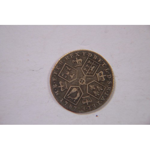 55A - A 1787 George III Shilling in good order, condition as per pictures