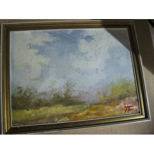 5A - Oil on Board by local artist James Fry?