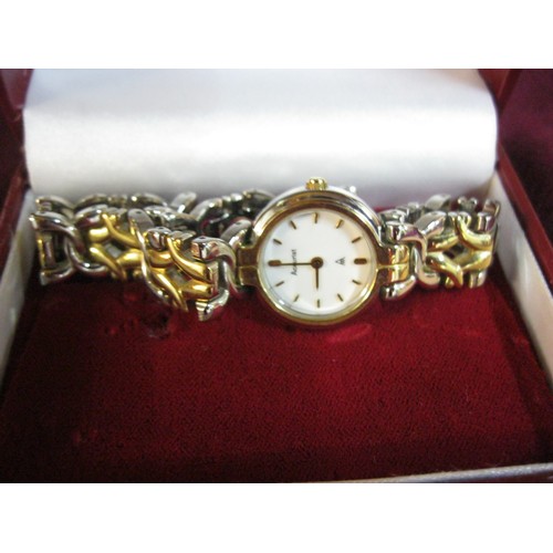 29 - Accurist duo colur ladies watch with a generious duo colour metal strap.
All watches a re sold as se... 