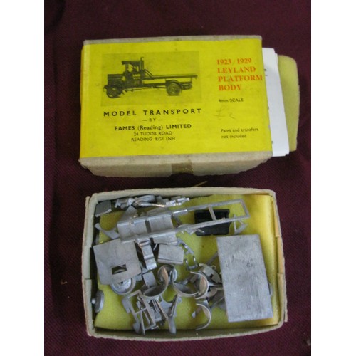 44 - Eames White metal  1923/29 Leyland Platform body in 1.76 scale in original box.
Not checked but look... 