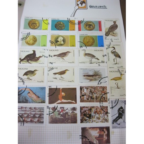 207 - A Stanley Gibbons stamp album containing world stamps