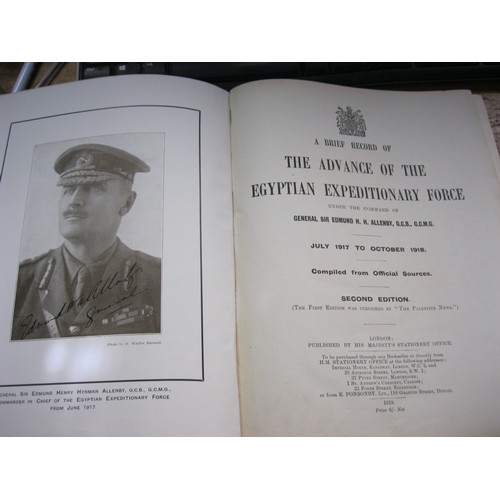 351 - A Brief Record of the Advance of the Egyptian Expeditionary Force July 1917 to October 1918, pub 191... 