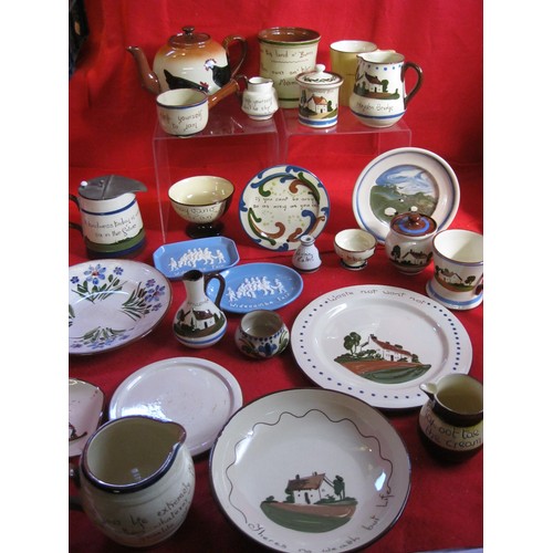 3 - A selection of assorted Mottoware