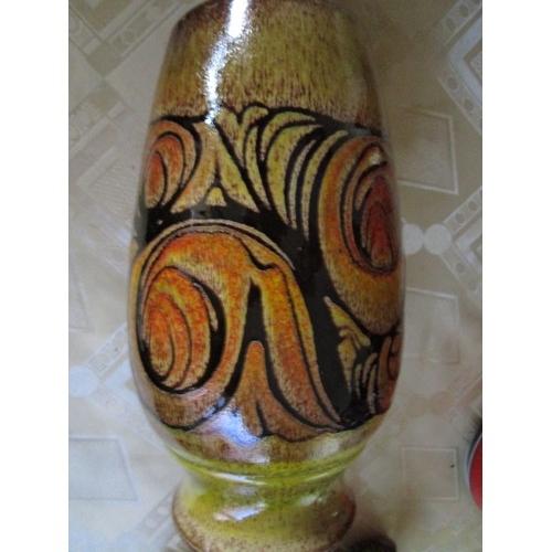 148 - A Poole pottery  Aegean hand thrown vase by Alan White shape 84 approx 10 inches tall in pristine co... 