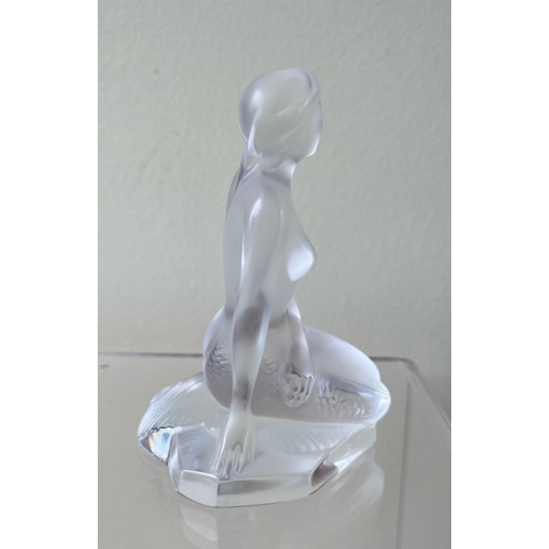 170 - Lalique Iona Mermaid

Approximately 9.5cm tall.

Fairly rare piece.