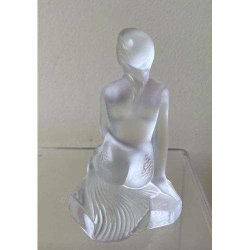 170 - Lalique Iona Mermaid

Approximately 9.5cm tall.

Fairly rare piece.