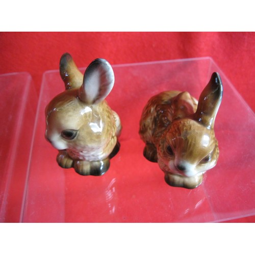 315 - Two Goebel Rabbits in mint condition