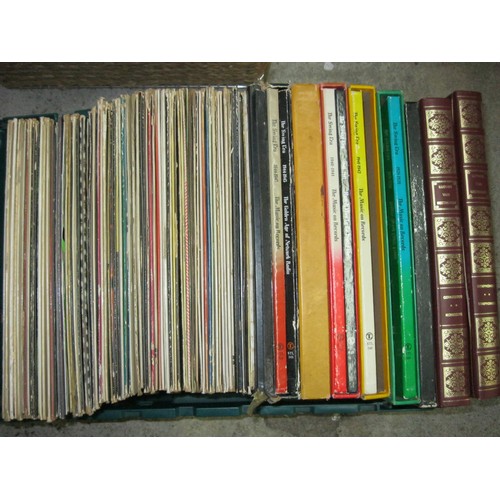 208 - A large crate of jazz LPs