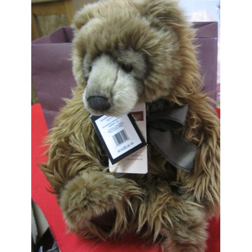 318 - Charlie Bear 10th Anniversary 'Diesel' CB151575 2015 11in tall, with tags and bag