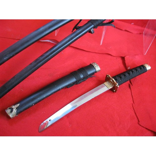 200 - A set of three modern Samurai swords