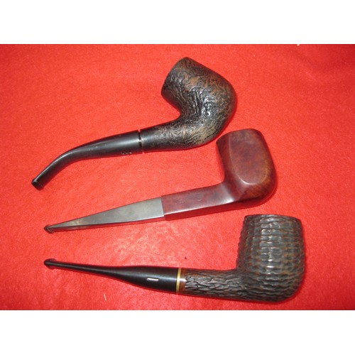 290 - 3 vintage Carey pipes