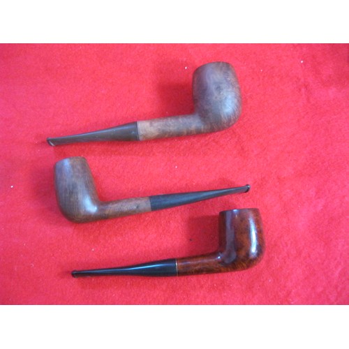 291 - 3 vintage Carey pipes