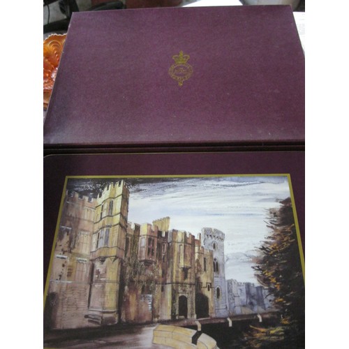 231 - 2 boxes (one sealed internally) containing placemats from the Royal Collection (12 in total)