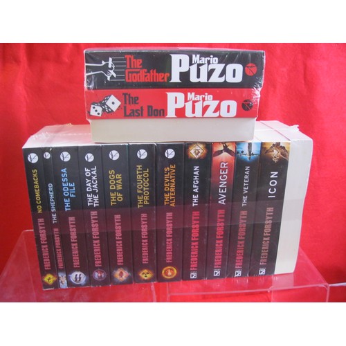 17 - 2 sets of sealed books, new, one comprising the Godfather series by Mario Puzo, the other comprising... 