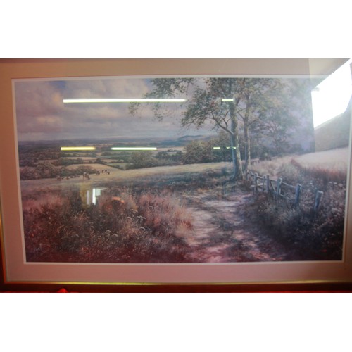 5 - Selection of artwork, including an oil of Swanage